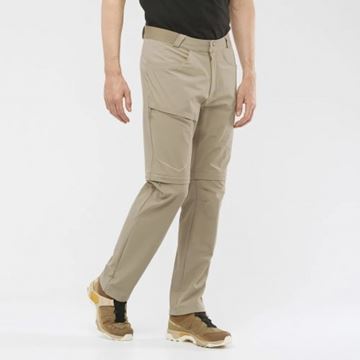 Picture of SALOMON - WAYFARER ZIP PANT M CASHEW